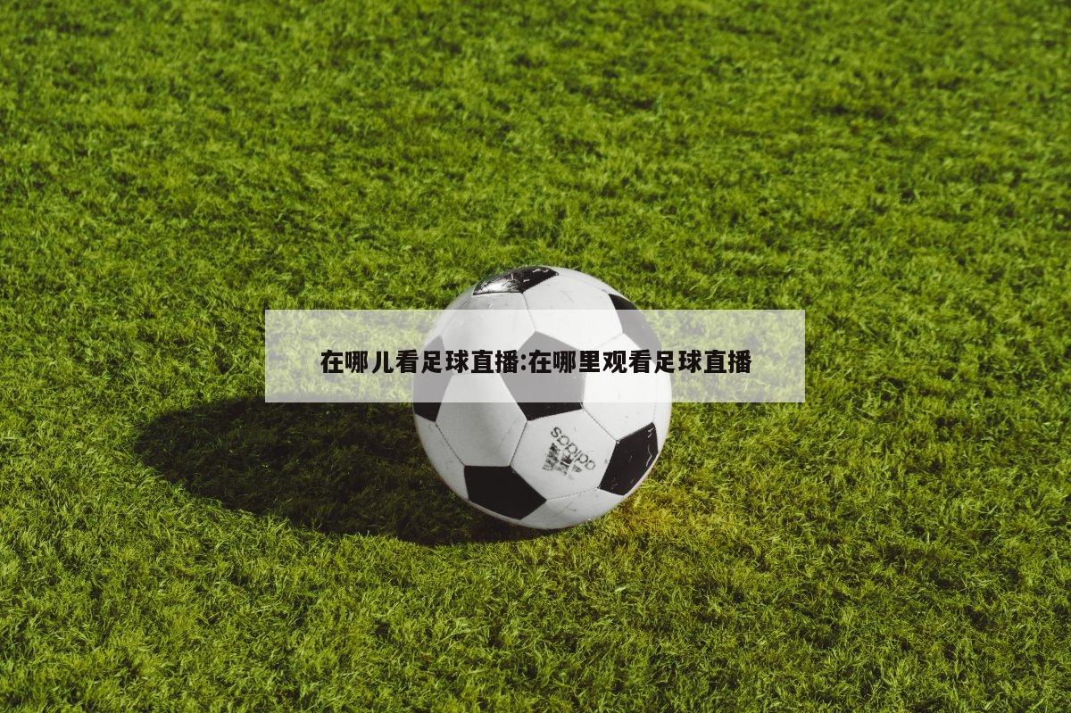 在哪儿看足球直播:在哪里观看足球直播