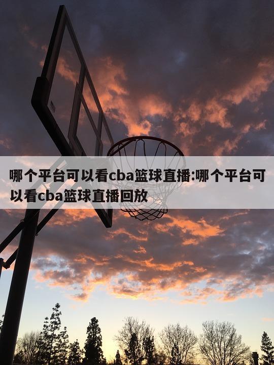 哪个平台可以看cba篮球直播:哪个平台可以看cba篮球直播回放